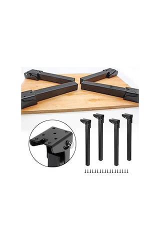 Suntek 4 Parça Katlanır Masa Ayakları Cafe Oturma Odası 250-mm