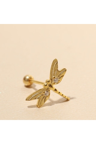 Yusufçuk Piercing 717119 Gold Gümüş