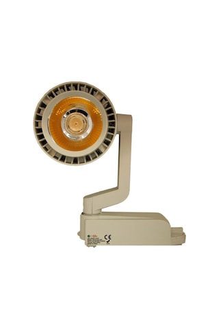 Alles 20w Beyaz Işık 6400k Beyaz Kasa Led Ray Spot Beyaz