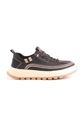 Guja 26y514 Erkek Tekstil Lastikli Kalın Taban Sneaker Ayakkabı Siyah