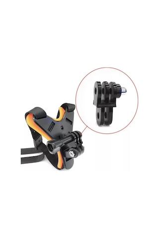 Eken Gopro Aksiyon Kamera Kask Için Çene Bağlantı Aparatı Tuyu Ty68