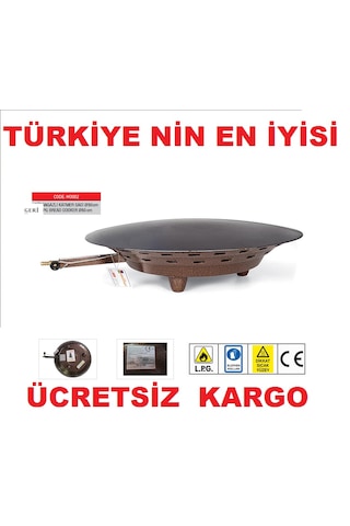 Güryan 55 Cm Katmer Börek Yufka Bazlama Sacı Tüplü Sac