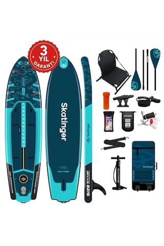 Fishing Sup Paddle Board 378x96x 12+8 Cm Balıkçı Isup Fullset