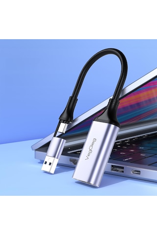 Veggieg 1080p 60hz Hdmı Video Capture Card Usb 3.0 Ve Type-c Görüntü Yakalama Kartı