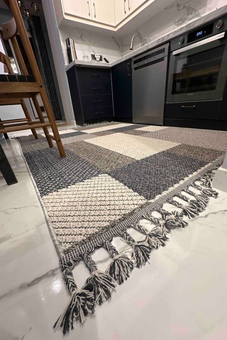 Mistral 1403 Mavi - Salon, Koridor Yolluk , Mutfak, Antre, Yatak Ve Oturma Odası Halısı Mavi 1