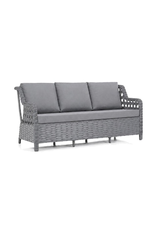 Zen Rattan Puflu Bahçe Balkon Takımı 3+1+1 Diğer