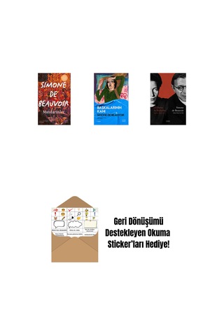 Mandarinler Ciltli + Müphemlik Ahlakı Üzerine - Pirus Ve Sineas + Nelson Algren'e Aşk Mektupları + Okuma Sticker'ları