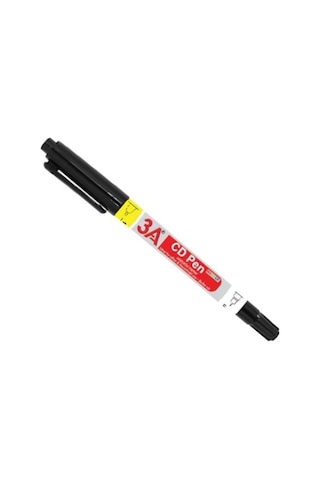 3a Asetat Kalemi Çift Taraflı S-m Siyah 1431cd-dvd Siyah