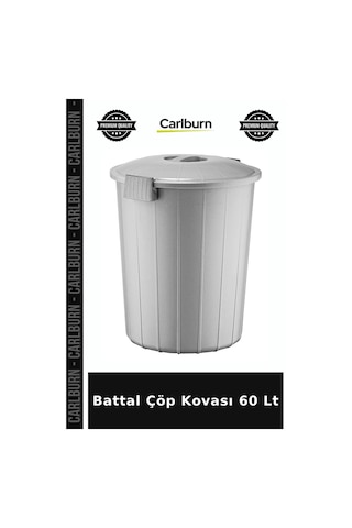 Özel Üretim Battal Çöp Kovası 60 Lt Atık Büyük Hacimli Mutfak