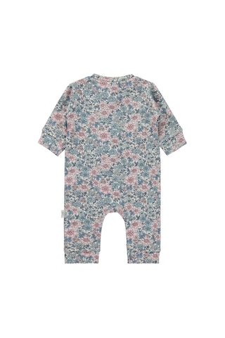 Civil Baby Çiçek Empirme Femuarlı 1-6 Ay Tulum - Ekru