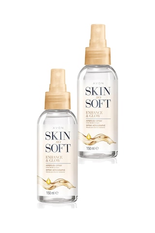 Avon Skin So Soft Enhance & Glow Nemlendirici Sprey Vücut Yağı 2 x 150 ML