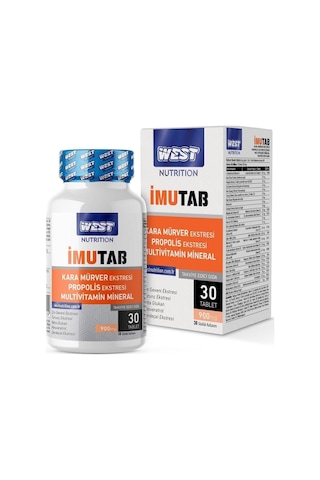 West Nutrition Imutab Multivitamin Mineral 900 Mg. 30 Tablet