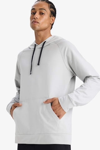 DeFacto Fit Standart Fit Kapüşonlu Sporcu Erkek Sweatshirt - Gri D8014AX25SPGR91