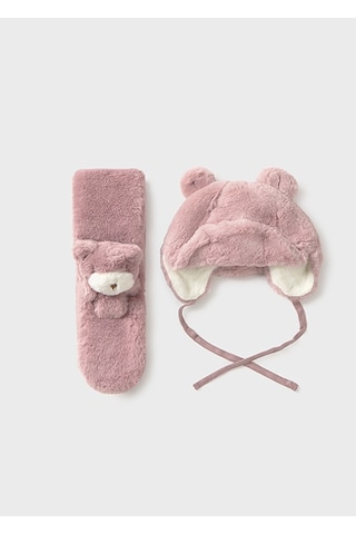 Mayoral Pembe Bebek Şapka Ve Atkı Takım 10020 Pembe