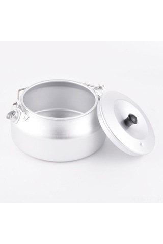 Teltree C802 Alüminyum Retro Çaydanlık: 0.8l Hacim, Ultra Hafif, Kamp Ve Doğa Yürüyüşü İçin İdeal Gümüş