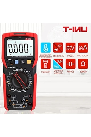 Unı-t Ut 89x Dijital Multimetre True Rms Ncv 1000v Ac/dc 20a Ac/dc