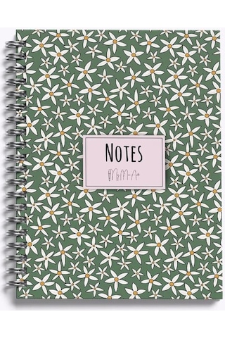 My Mia Art Starflower-midi 14x20 Çizgili Defter Çok Renkli