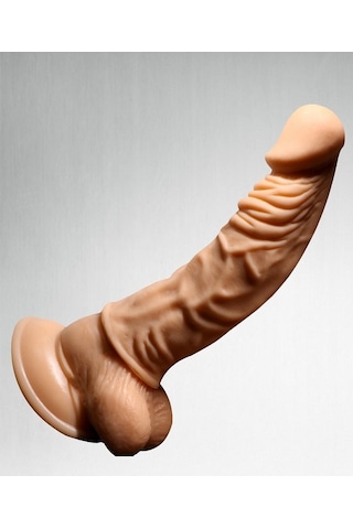 Erofoni Yeni Nesil Ucu 5 CM Dolgulu Ultra Süper Realistik 19 CM Uzatmalı Penis Kılıfı﻿﻿