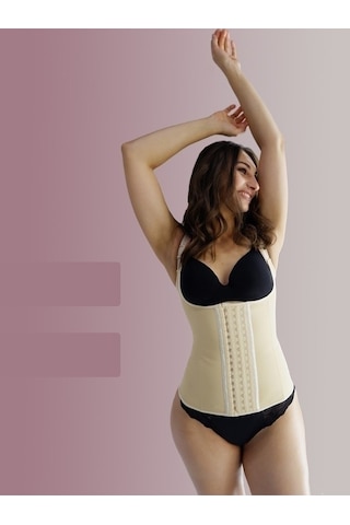 Mistirik Trigoso Model 7 Balenli Inceltme Etkili 3 Bölge Etkili Askılı Latex Ten Renk034 Ten