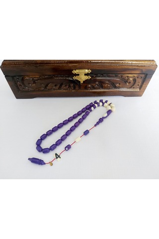 Soma Tesbih Ahmet Özdemir İmzalı Eski Bilardo Topu 4no Katalin Malzeme Tesbih