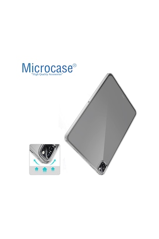 Microcase Apple Uyumlu iPad Pro 12.9 2022 M2 Tablet TPU Silikon Kılıf - AL8103