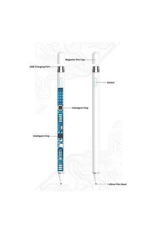Didadodo Android/ios Uyumlu 140mah Stylus Kalem - 1.2mm Hassas Uçlu, Pürüzsüz Yazım