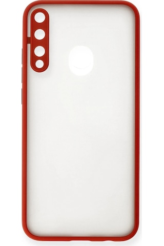 Newface Huawei P40 Lite E Kılıf Montreal Silikon Kapak Semeglbl - 16 - Kırmızı