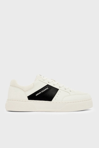 Armani Exchange Erkek Ayakkabı Xm002627 Af22831 M0017 Siyah-beyaz SİYAH-BEYAZ