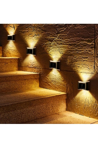 5W Vesta Led Solar dekoratif Aplik Günışığı YL84-6001-S Siyah