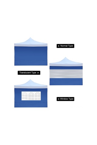 Teltree Kırmızı Şeffaf Reklam Çadırı Perdesi - 3m Güneş Koruma Kırmızı