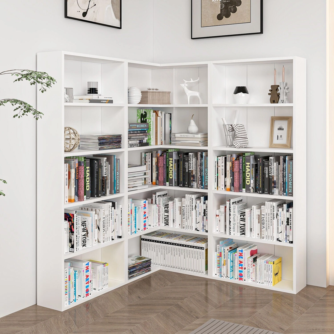 Adel Köşe Set 4 - Beyaz Beyaz