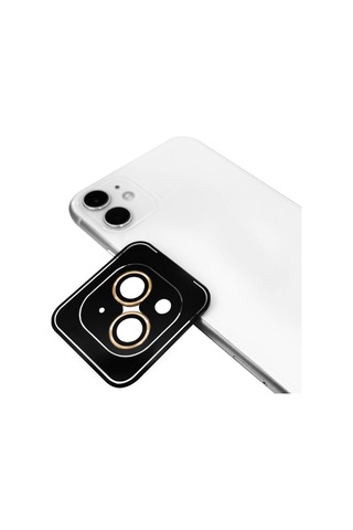 Apple Uyumlu iPhone 15 Zore Cl-11 Safir Parmak İzi Bırakmayan Anti-reflective Kamera Lens Koruyucu Sarı
