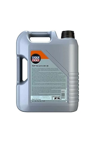 Lı21605 - 0w-30 Vw Motor Yağı Tam Sentetik Top Tec 4210 5l - Liqui Moly