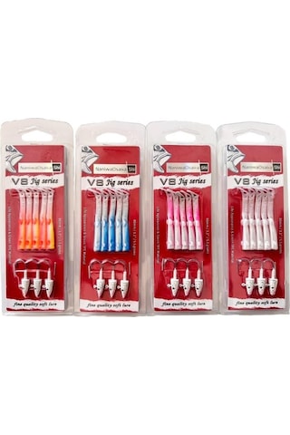 Naniwaosakashi V8 Jig Series 10 Cm 10 Gr Silikon Yem
