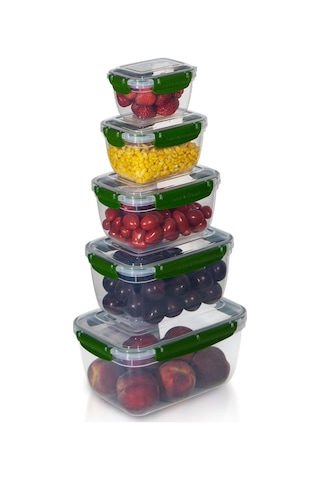 5'li Master Dikdörtgen Saklama Kabı 400 ML - 800 ML - 1400 ML - 2300 ML - 4000 ML 001