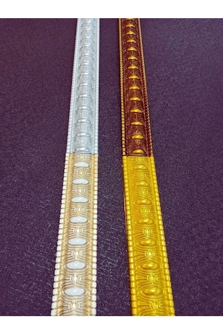 Poliüretan Dekoratif Duvar&tavan Çıta Bordürü -bronz Renk En:4 Cm-boy:100 Cm -duvar Süsü