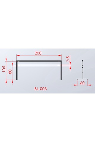 WhiteFace Taşınabilir Bale Barı Bl003 Siyah