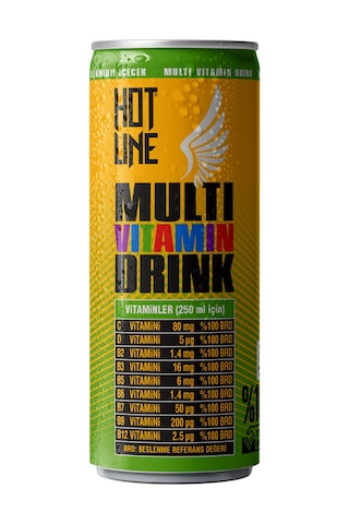 Hotline Multivitaminli İçecek 250 ml 12'li