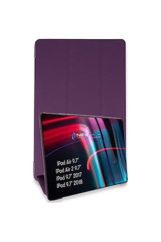 İpad 5 Air 9.7 Kılıf Tablet Smart Kılıf - Mor Diğer