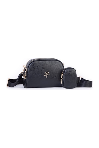 Nas Bag Kadın Mini Cüzdanlı Omuz Ve Çapraz Çanta Siyah Victoria