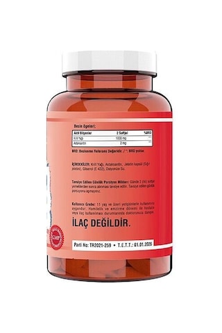 Ncs Krill Oil 1000 Mg Astaksantin 2 Mg 90 Softgel