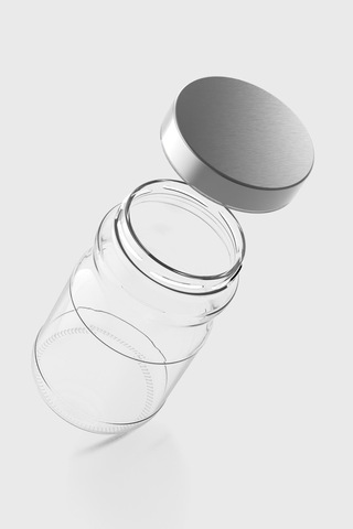 Renga Voca 1700 Ml Metal Kapaklı 3'lü Cam Kavanoz Seti 131077 Gümüş