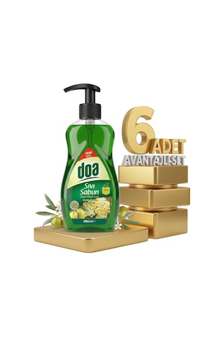 Doa Sıvı El Sabunu Zeytin Çiçeği 6x400 Ml