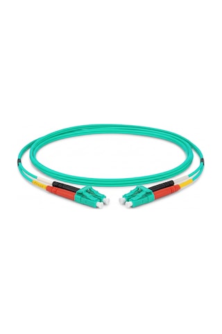 Alfafonet Lc/pc-lc/pc Multimode Om3 Dupleks 2 Metre Fiber Patch Cord