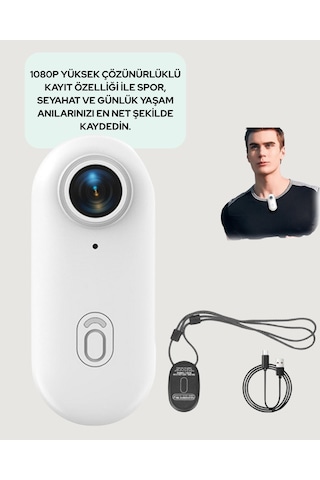 Flzdgnkr 1080p Wifi Spor Kamerası Su Geçirmez Mini Aksiyon Kamera Diğer