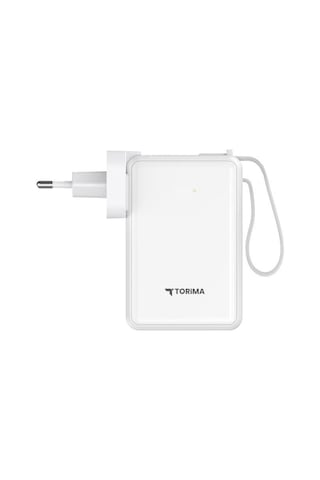 Torima TRM-1017 10000 mAh Hızlı Şarj Dijital Göstergeli Powerbank Beyaz