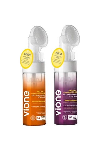 Vione 2 Li Set-2 Yüz Temizleme Köpüğü 150ml Özel Fırçalı 21855131