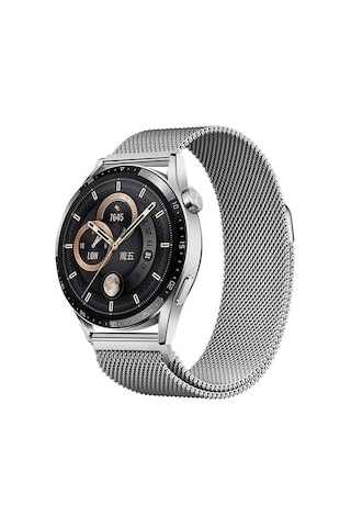 Kilifone - Samsung Uyumlu Gear S2 - Kordon 20mm Metal Hasır Kordon Band-12