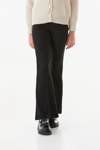 Fullamoda Simli Fitilli Flare Kız Çocuk Tayt Pantolon 25mcck4784217109-siyah Siyah