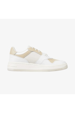 Tommy Hilfiger Tommy Jeans Retro Basket Tonal Kadın Bej Sneaker Düz En0en02606 Bej